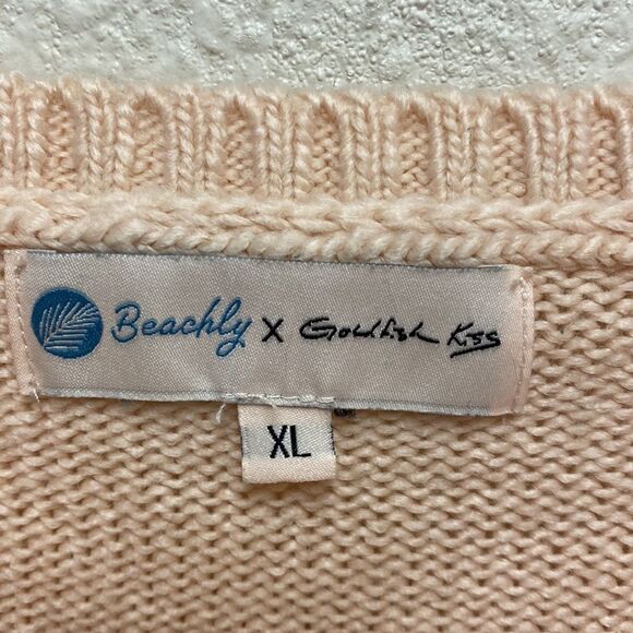 Beachly x Goldfish Kiss Tropical Vibes Sweater XL - Picture 2 of 5